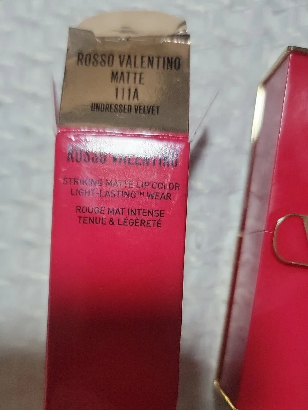 Valentino Rosso Matte Lipstick - 111A Undressed Velvet & Mini Chanel Mascara